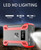 Black/Red - Portable Emergency battery booster Two-In-One Jump Starter Combo w/ Tire Inflator