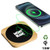 Light-up Bamboo Wireless Charger Square 15W