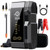 2-in-1 Portable Emergency battery booter w/ 160PSI Emergency tire inflater.