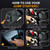 2-in-1 Portable Emergency battery booter w/ 160PSI Emergency tire inflater.