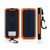10000mAh Solar Power Bank w/LED Flashlight - 2.1A Output