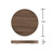 Brown - Wooden Magnetic Fast Wireless Charger Pad - 15W