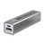 Silver - Aluminum Portable Lithium Ion 2200mAh Power Bank