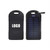 Black - Rechargeable Solar Power Bank - UL Certified - CE/FCC/ISO 9001/Prop 65/RoHS/UN38.3 Compliant