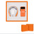 Premium Custom Branded Gift Kit | 10000mAh Built-in-Cable Stand Power Bank & Portable Neck Massager
