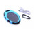Blue - Emergency Oval 5000mAh Lithium-Polymer Solar Charger w/LED Flashlight