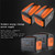 Black/Orange - 600Wh Portable Solar Power Station