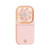 Pink - Custom Mini Hand Fan With Power Bank Charger