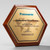 Hexagonal Authorized Distributor Plaque