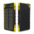 Yellow/Black - Portable 10000mAh Solar Lithium-Polymer Power Bank w/Dual USB