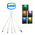 Blue - 5-in-1 Light-Up Universal TPE Cable