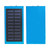 Ultra Thin 10000mAh Portable Metal Solar Lithium-Polymer Power Bank w/LED Flashlight