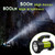 Rechargeable Bright Camping FlashLight for Emergency W/800LM, 3600mAh Capacity Battery Powered