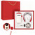 Coffee Cup with Handheld Folding Fan and Neck Massager Gift Kit