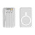 White - 10000mAh Slim Mobile Wireless Charger Magnetic Power Bank
