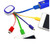 5-in-1 LED Light-Up USB Universal Charging Multi-Cable w/Loop