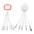 White - 4-in-1 Light-Up Octopus Cable