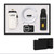 Magnetic Power Bank 4" one Customizable Logo Corporate Gift Set