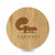 Brown - 15W Bamboo Fast Wireless Charger