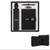 Black - Custom Promotional Gift Set (Black Coated Umbrella, A5 Notebook, Dual USB Drive & Pen)