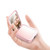 Black - 10000mAh Power Bank With a Built-in Mirror and 3 USB Cable.