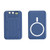 Blue - Fast Charging 10000mAh Portable 15W Wired Magnetic Power Bank