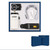 Black - Custom Logo Gift Set: Magnetic Power Bank + UV Umbrella + Neck Massager + 16oz Coffee Cup