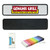 Black - 2,200 mAh Lithium Ion Grade A Power Bank w/ Key Ring + Cable