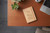 2800-72NTAngle-Right - 5.5'' x 8.5'' Washable Kraft Stone Bound Journal