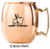 14 Oz. Mirror Polished Copper Plated Stainless Steel Moscow Mule Mug w/ Gold Plated Handle