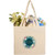 SM-5228NTFront - Organic 6oz Cotton Dual Carry Tote