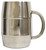 16 Oz. Double Wall Stainless Steel Barrel Beer Mug w/ C Handle