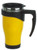 16 Oz. Double Stainless Steel Travel Mug, Yellow Coated