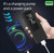 12V Portable Tire Inflator Mini Electric Car Air Pump Tire Pump With 6000mAh Power Bank
