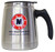 16 Oz. Brushed Double Stainless Steel Wide Base Travel/Desk Mug