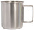 14 Oz. Stainless Steel Camping cup w/foldable handle