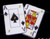 Playing Cards / Ace & Jack of Spades Flash Lapel Pin