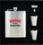 8 Oz. Stainless Steel Hip Flask Set In Black Gift Box