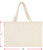 Canvas Cotton Tote Bag, 12"x14"