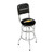 Stylish and durable high bar stool with back