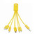 5-in-1 Multifunctional Noodle USB Charging/Data Transfer Cable