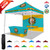10' x 10' Printed Pop Up Canopy tent with full back walls and 6'ft stretch table cover