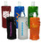 Plastic foldable water bottle with sip thru lid, 22 oz