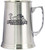 14 Oz. Double Wall Stainless Steel Barrel Beer Mug w/ Finger Grip Handle