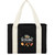 Black Cotton Tote w/ Cotton Handles