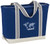Atlantic Stripe 20oz Cotton Zippered Boat Tote