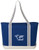 Atlantic Stripe 20oz Cotton Zippered Boat Tote