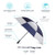 Totes 60'' UV Protection Auto Open Golf Umbrella