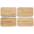 Stackable Bamboo Fiber Bento Box