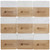 Marble and Bamboo Coaster Set